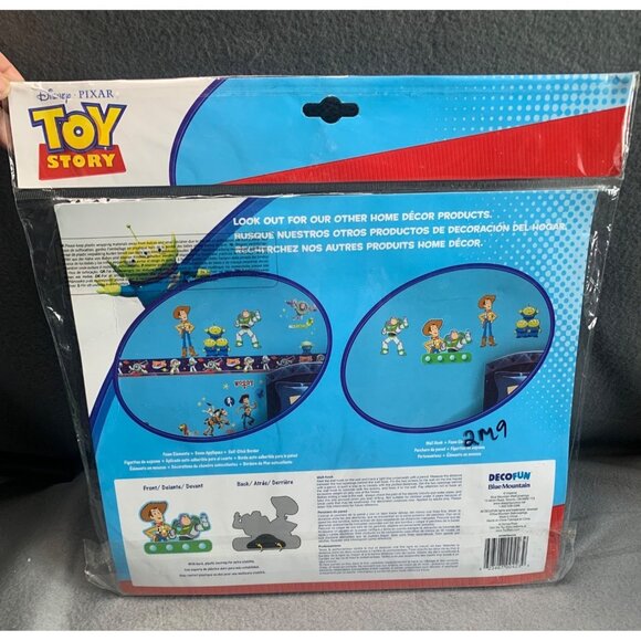 Disney Pixar Toy Story Wall Hook Featuring Woody & Buzz Lightyear By Decofun - N - Picture 2 of 9